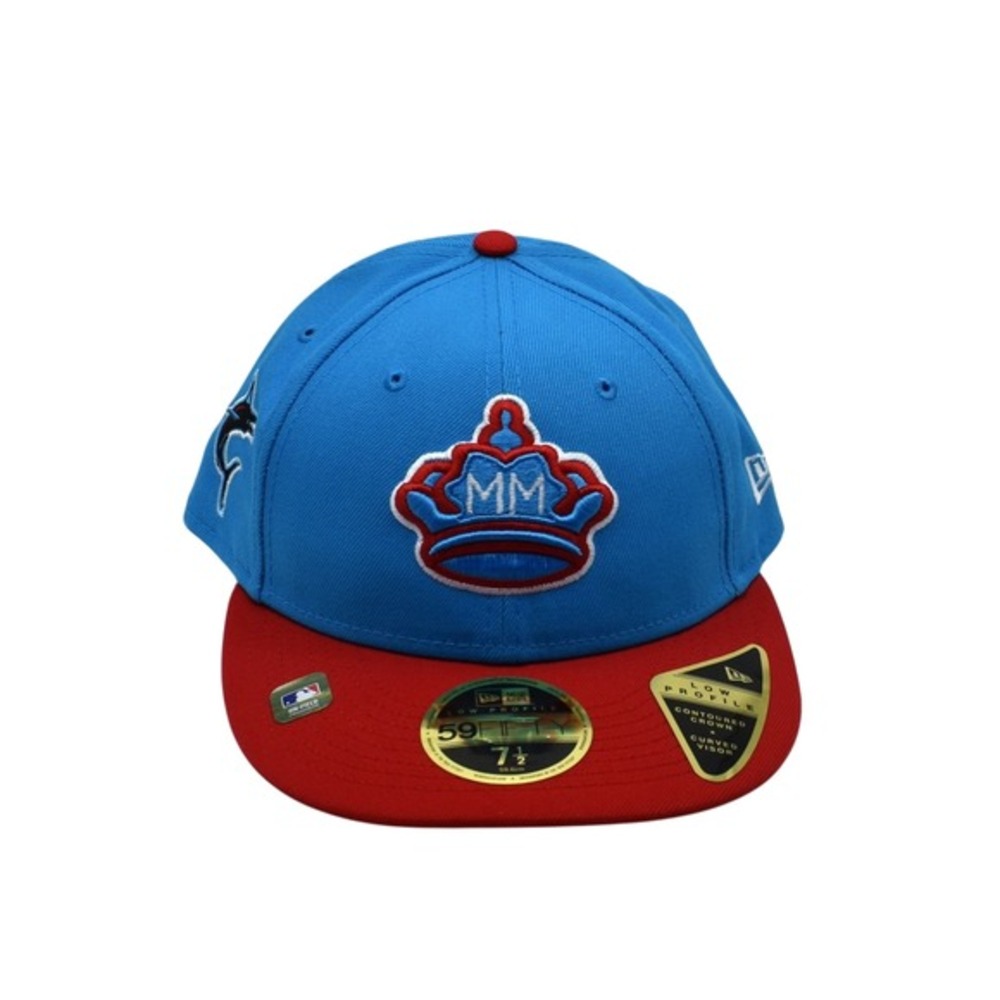 New Era 59FIFTY Miami Marlins City Connect Low Profile Fitted Hat Cap 7 1/2 NWT